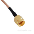 Cabo coaxial Jumper Extensão de Extensão/Conector/Monitor